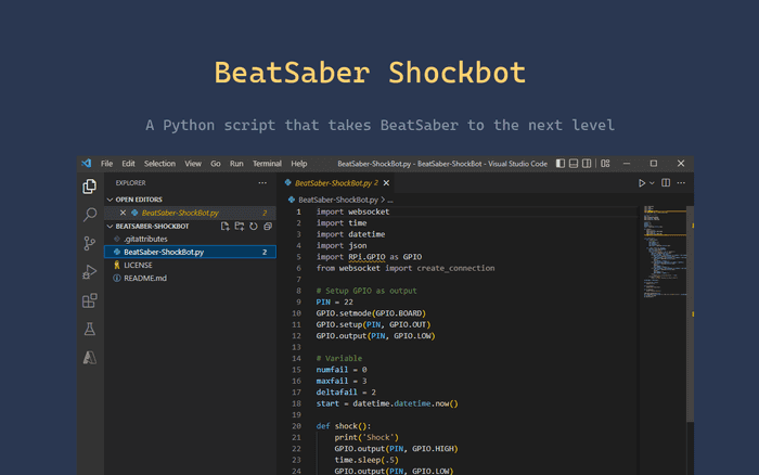 Beatsaber Shockbot